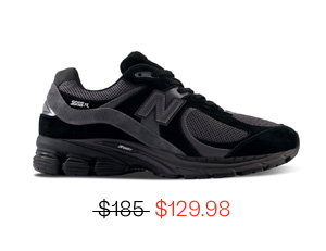 New Balance 2002R Sneakers in Black/Grey