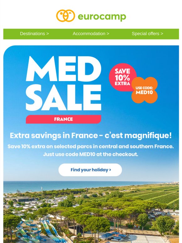 Extra savings in the South of France