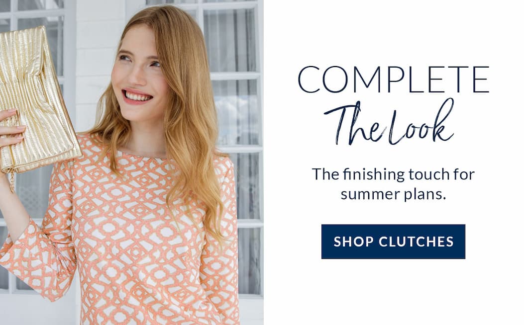 Complete the look with our clutches