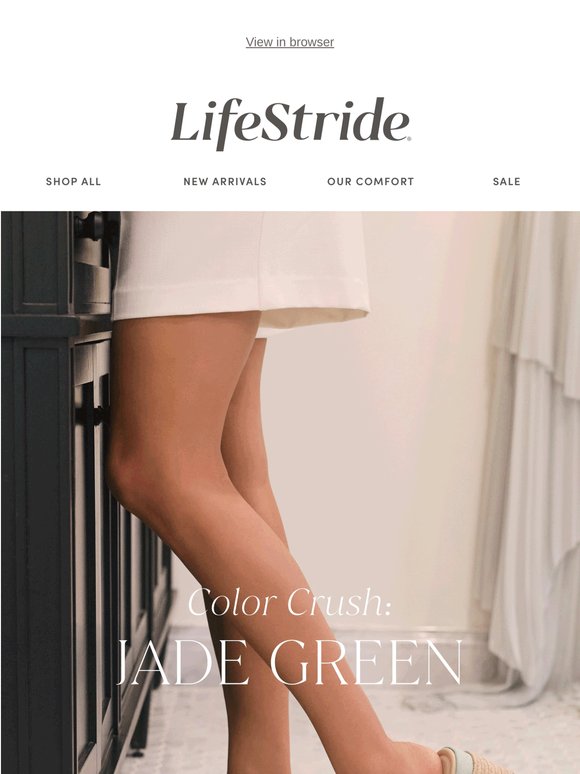 Jade Green = the “it” shade of spring!
