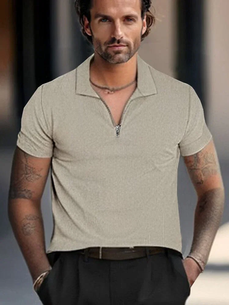 Image of Classic Comfort Corduroy Polo Shirt