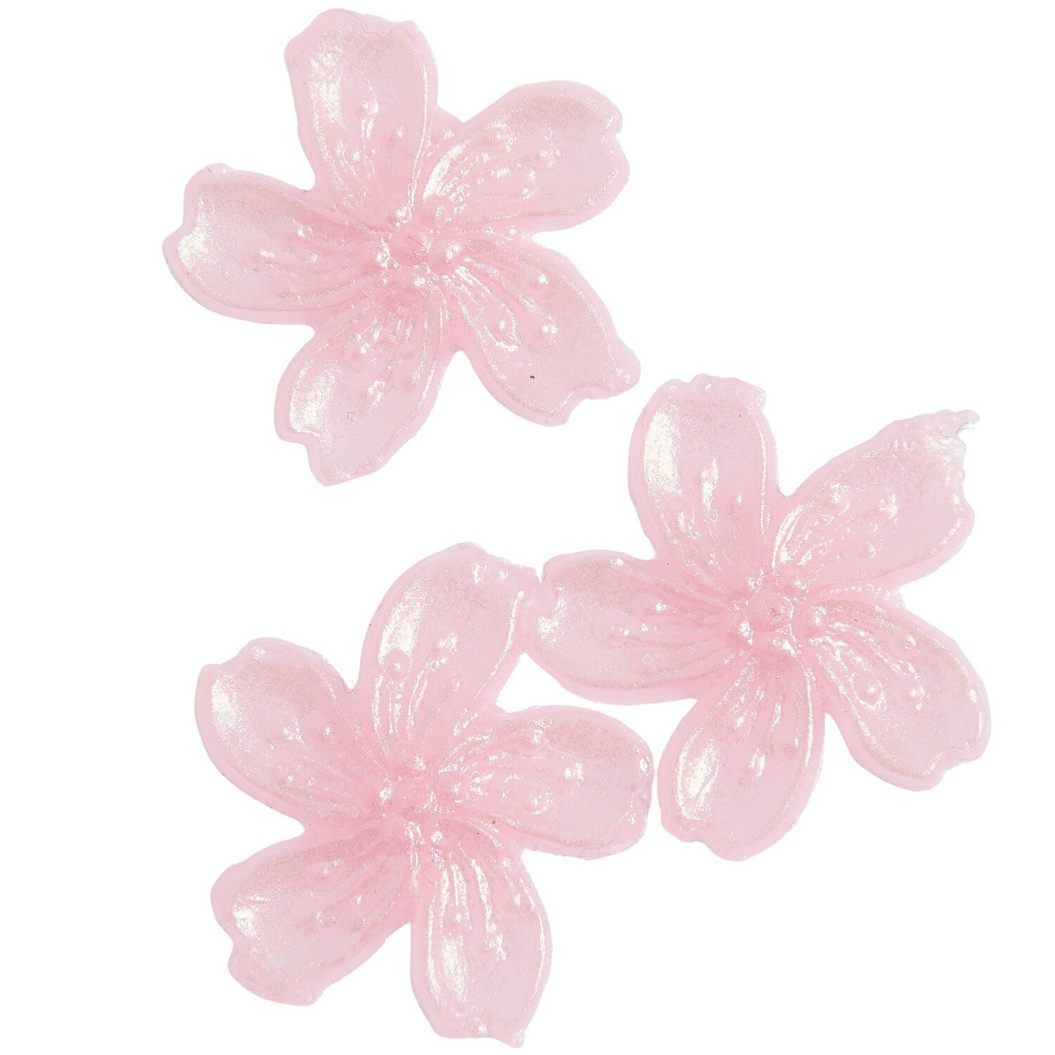 Wachsdekor Kirschblüte Altrosa