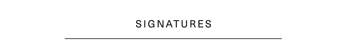 Signatures 