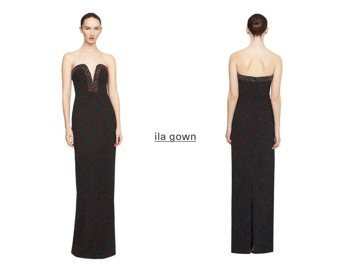 Ila Crepe Gown