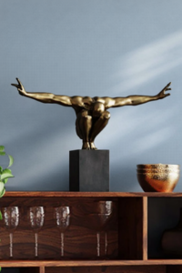 Dekoobjekt_Athlet_Bronze