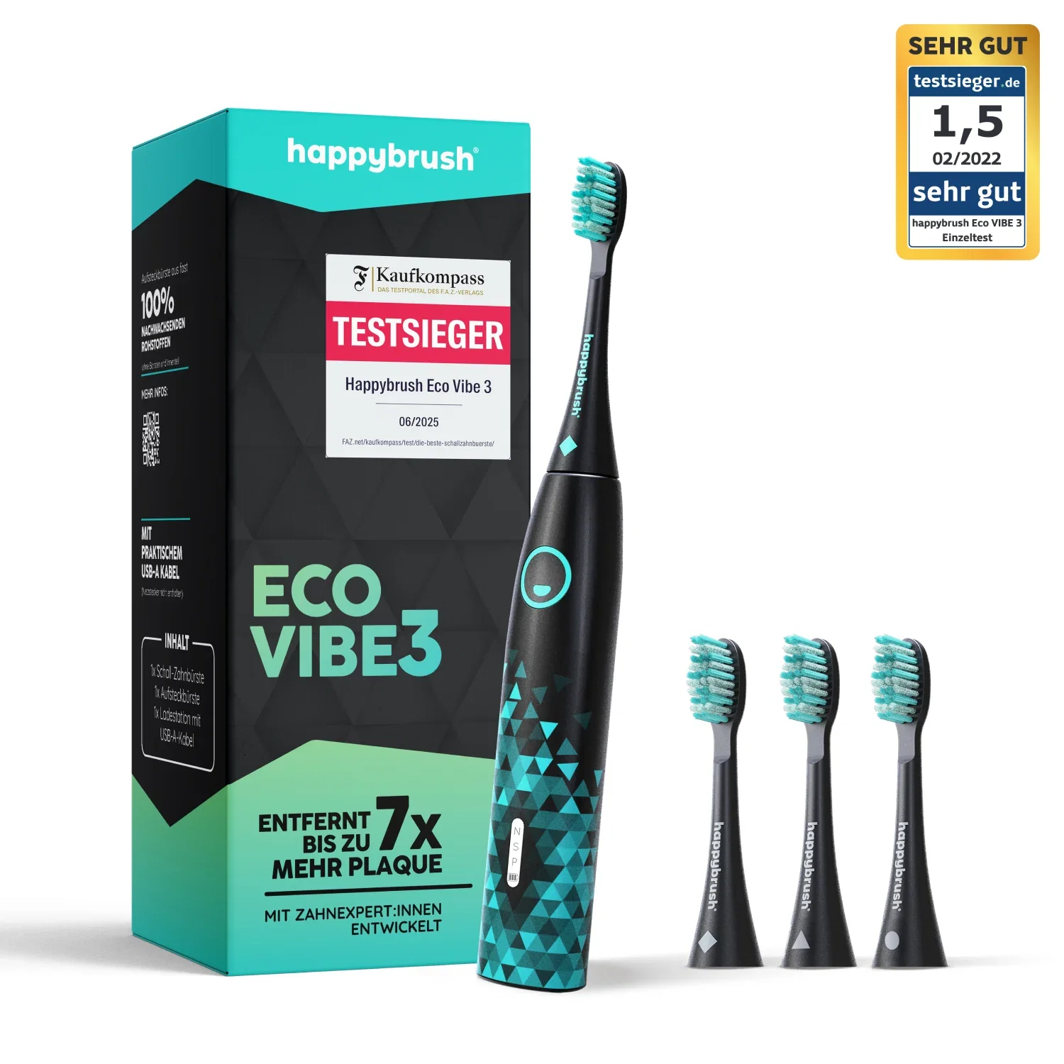 Image of Schallzahnbürste Eco VIBE 3 | Set M