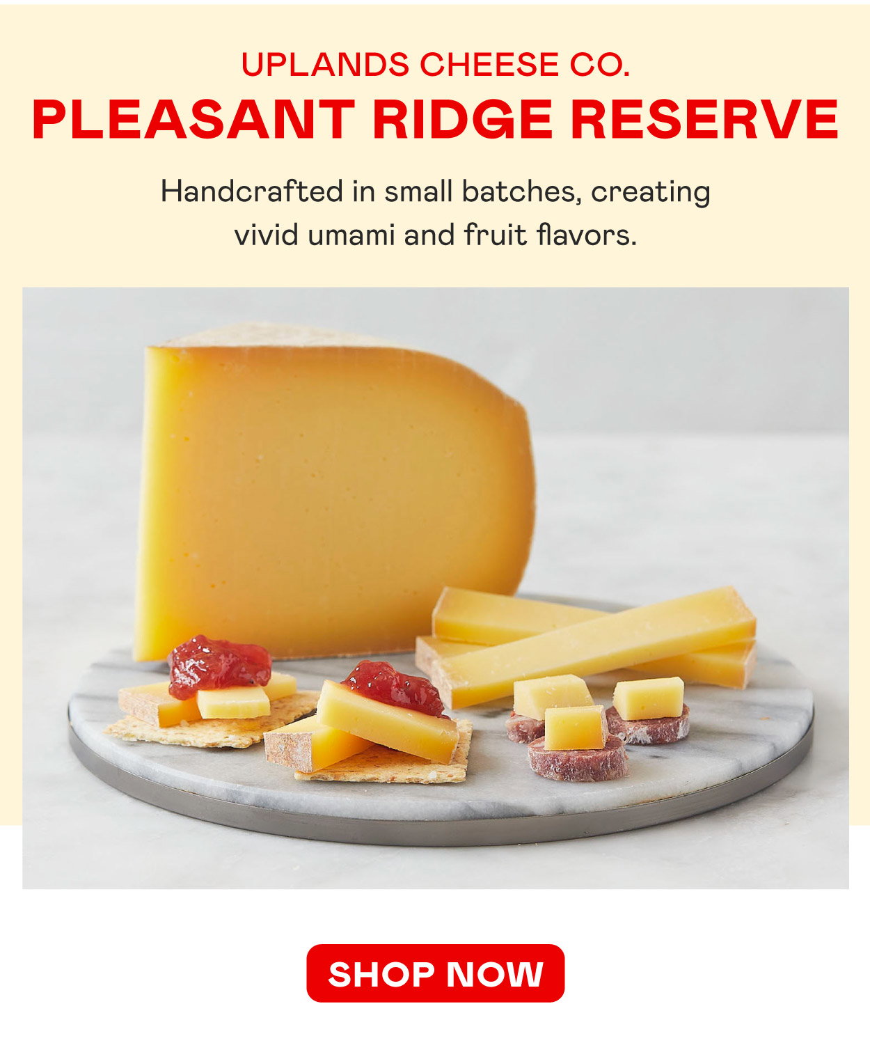 Uplands Cheese Pleasant Ridge Reserve Extra Aged