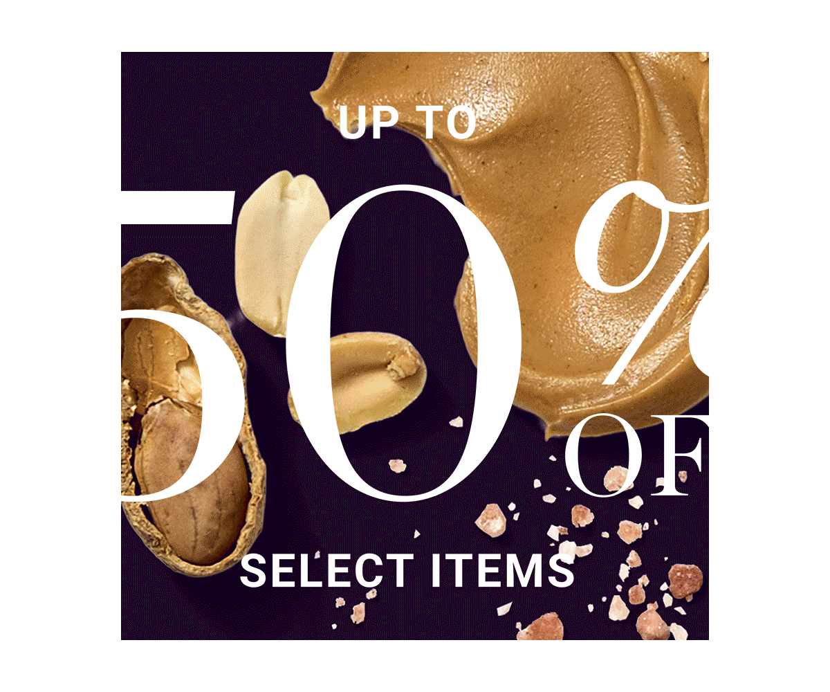 Up to 50% OFF select items