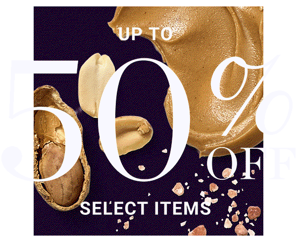 Up to 50% OFF select items