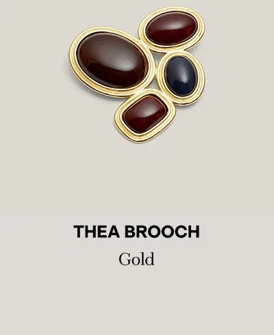 THEA BROOCH | Gold