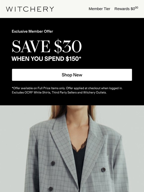 For You: Save $30 When You Spend $150
