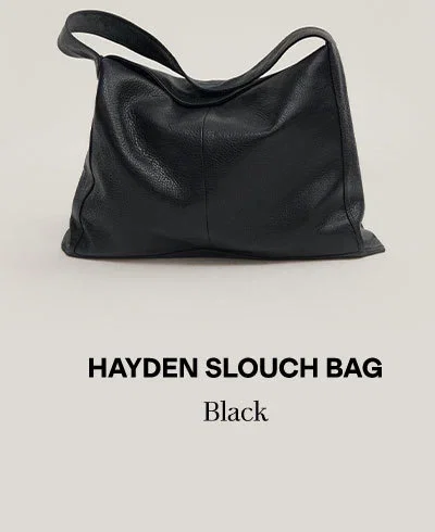 HAYDEN SLOUCH BAG | Black