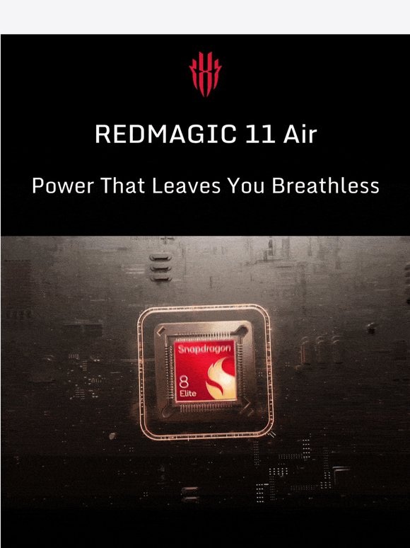✨ REDMAGIC 11 Air — Power That Leaves You Breathless