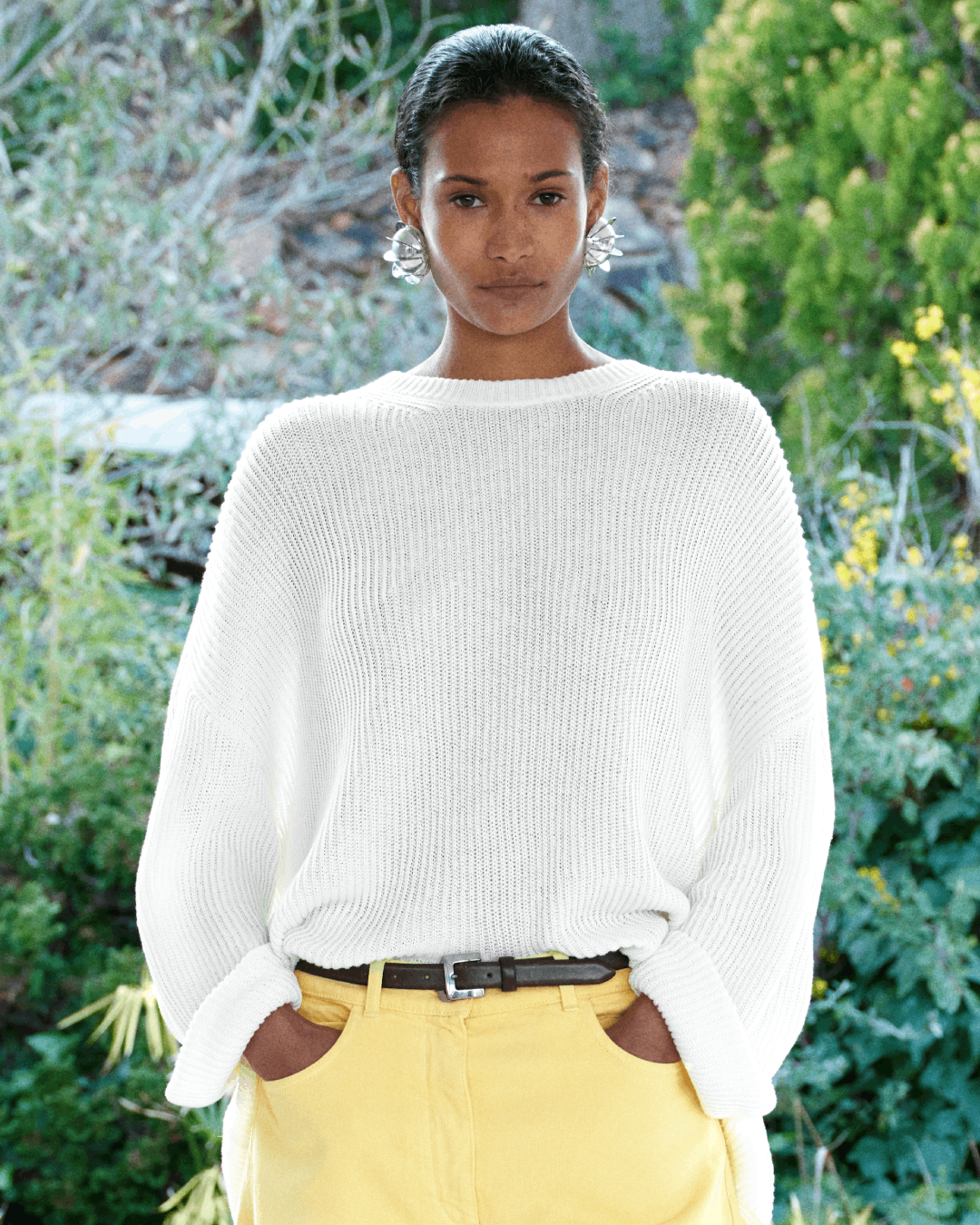 Draped Crew Knit