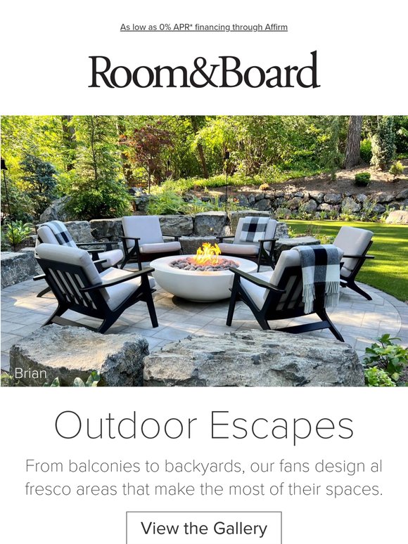 Outdoor spaces you’ll love