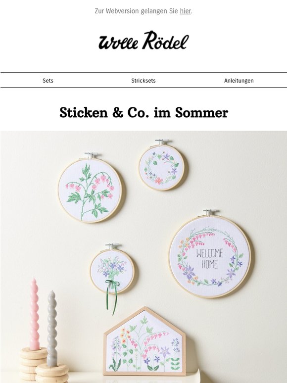 Sommer, Sonne, Stickprojekte – in Stick-Laune?☀️