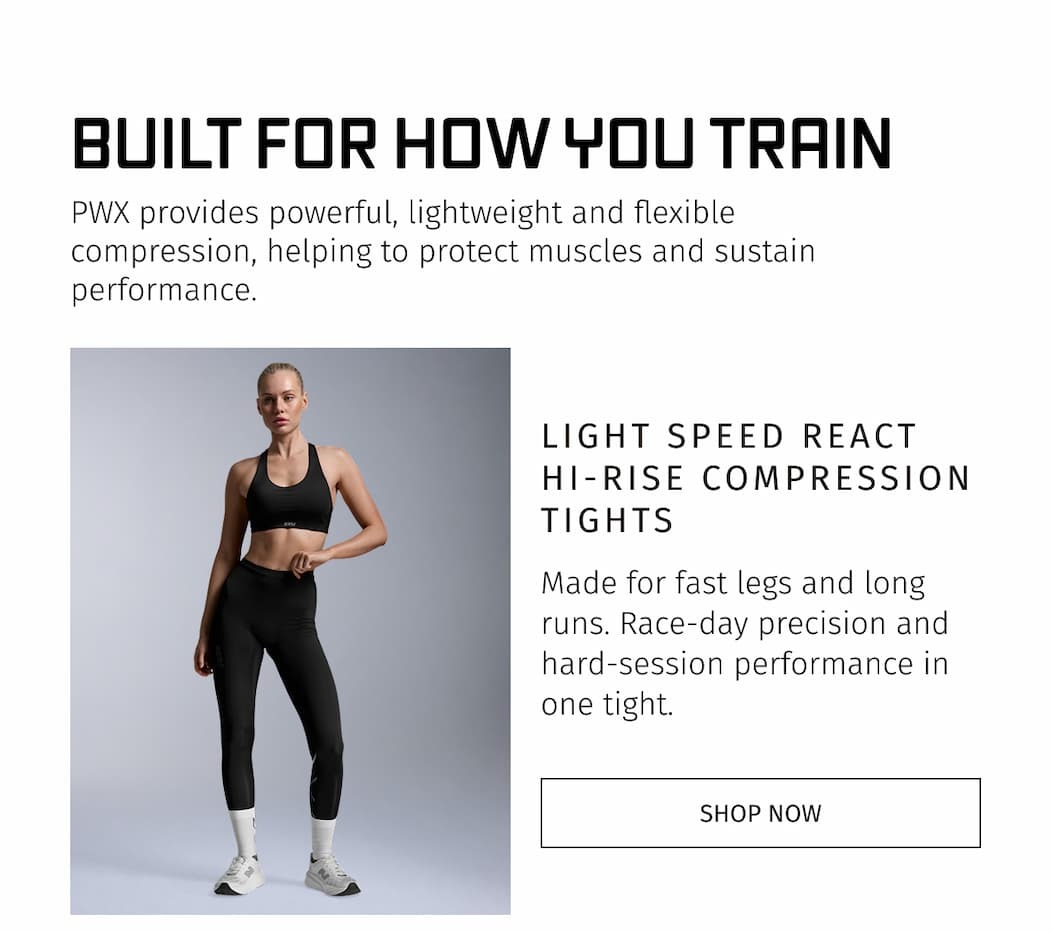 LIGHT SPEED REACT HI-RISE COMPRESSION TIGHTS | SHOP NOW 