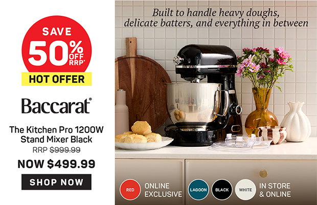Baccarat The Kitchen Pro 1200W Stand Mixer