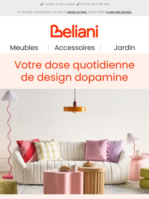 Alerte tendance : l'intérieur dopamine 🌈✨
