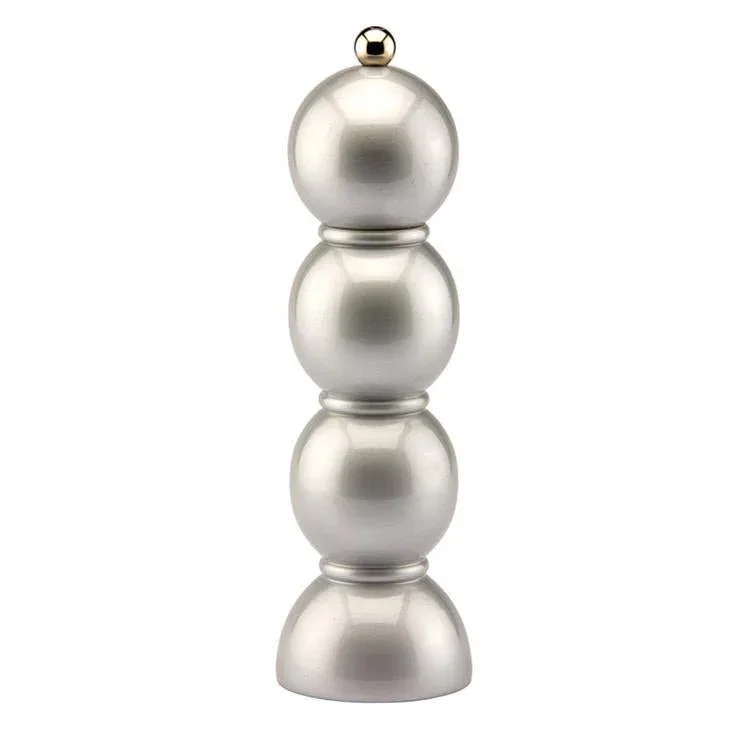 Image of Silver Bobbin Salt and Pepper Mill