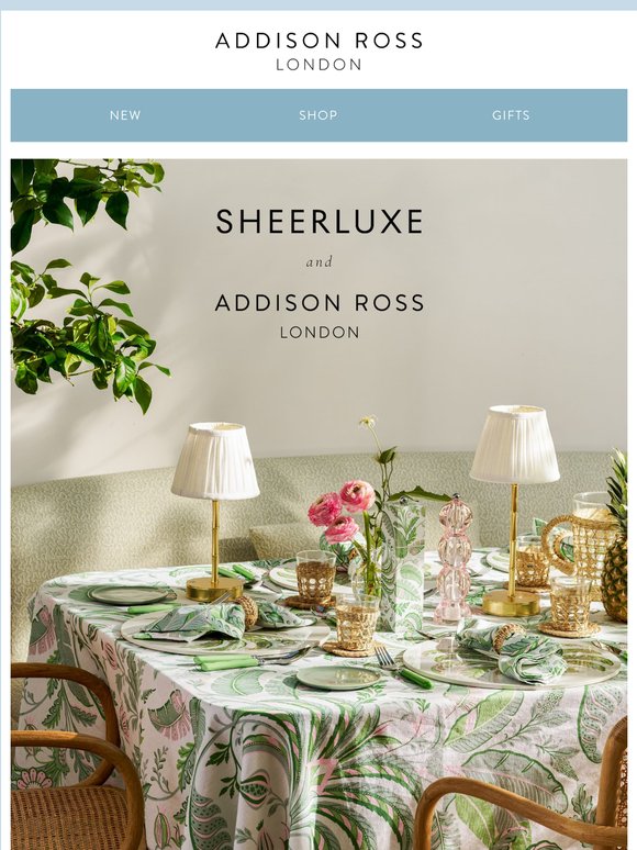We've partnered with SheerLuxe!