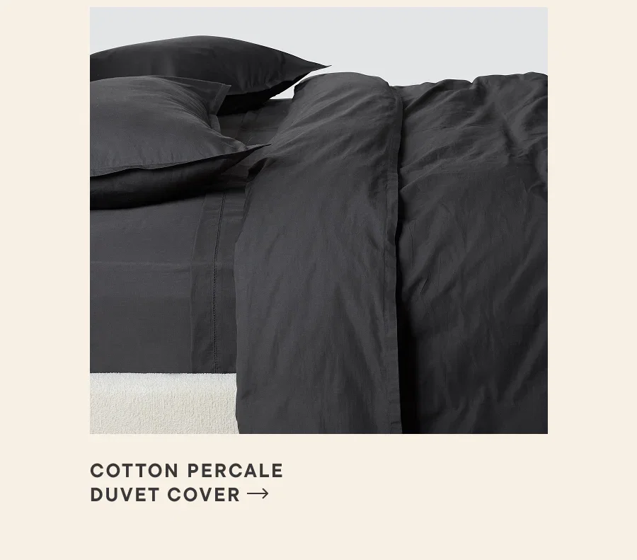 Cotton Percale Duvet Cover