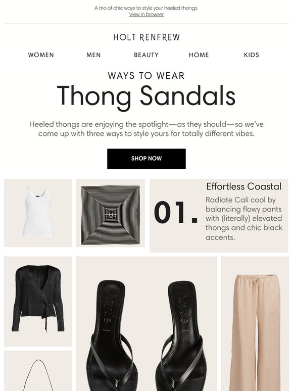 Ways to Wear | Thong Sandals