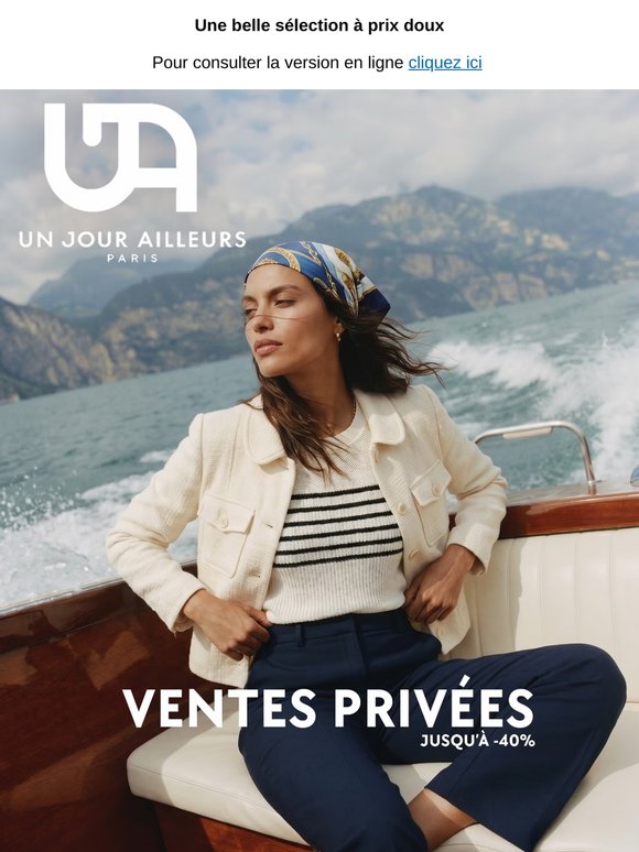 Ventes Privées jusqu'à -40% I C'est maintenant