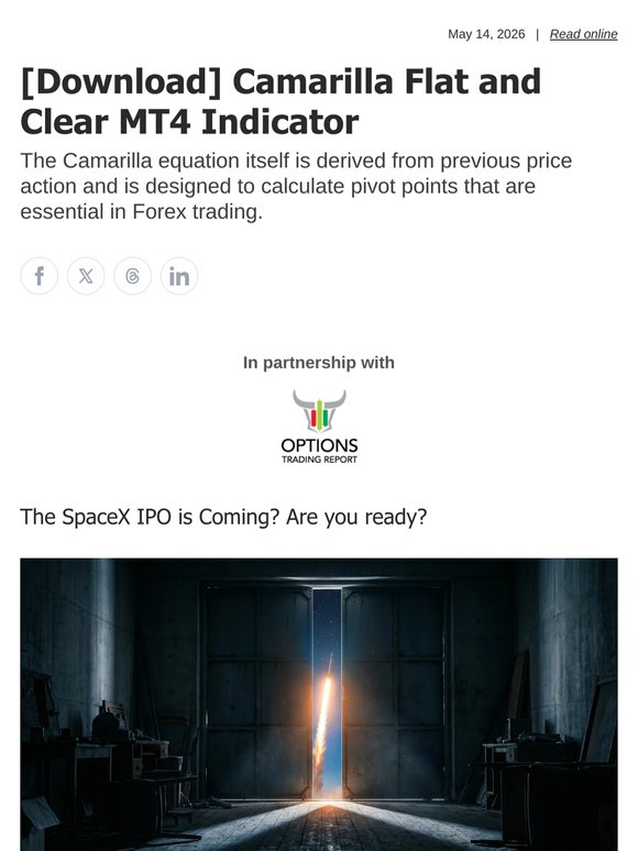 [Download] Camarilla Flat and Clear MT4 Indicator