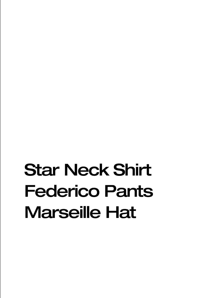 Star Neck Shirt Federico Pants Marseille Hat