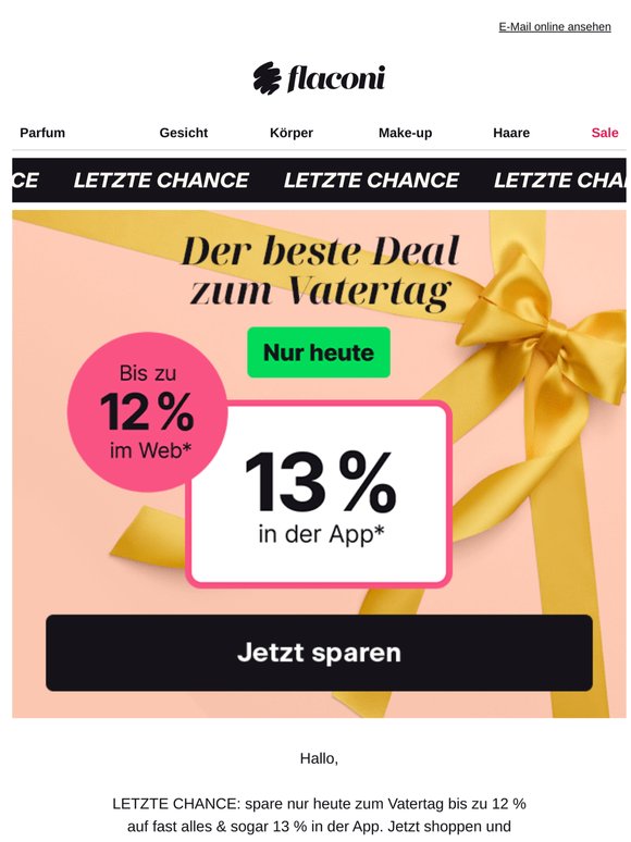 🚨Dein 13 %-Gutschein verschwindet