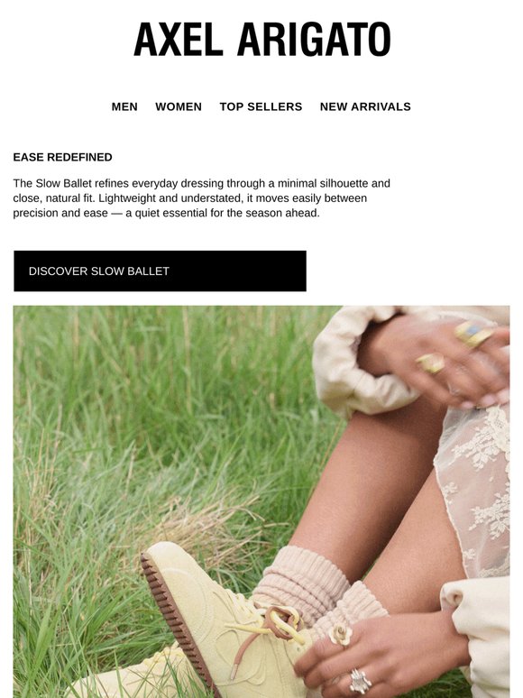 Slow Runner, redefined in two silhouettes