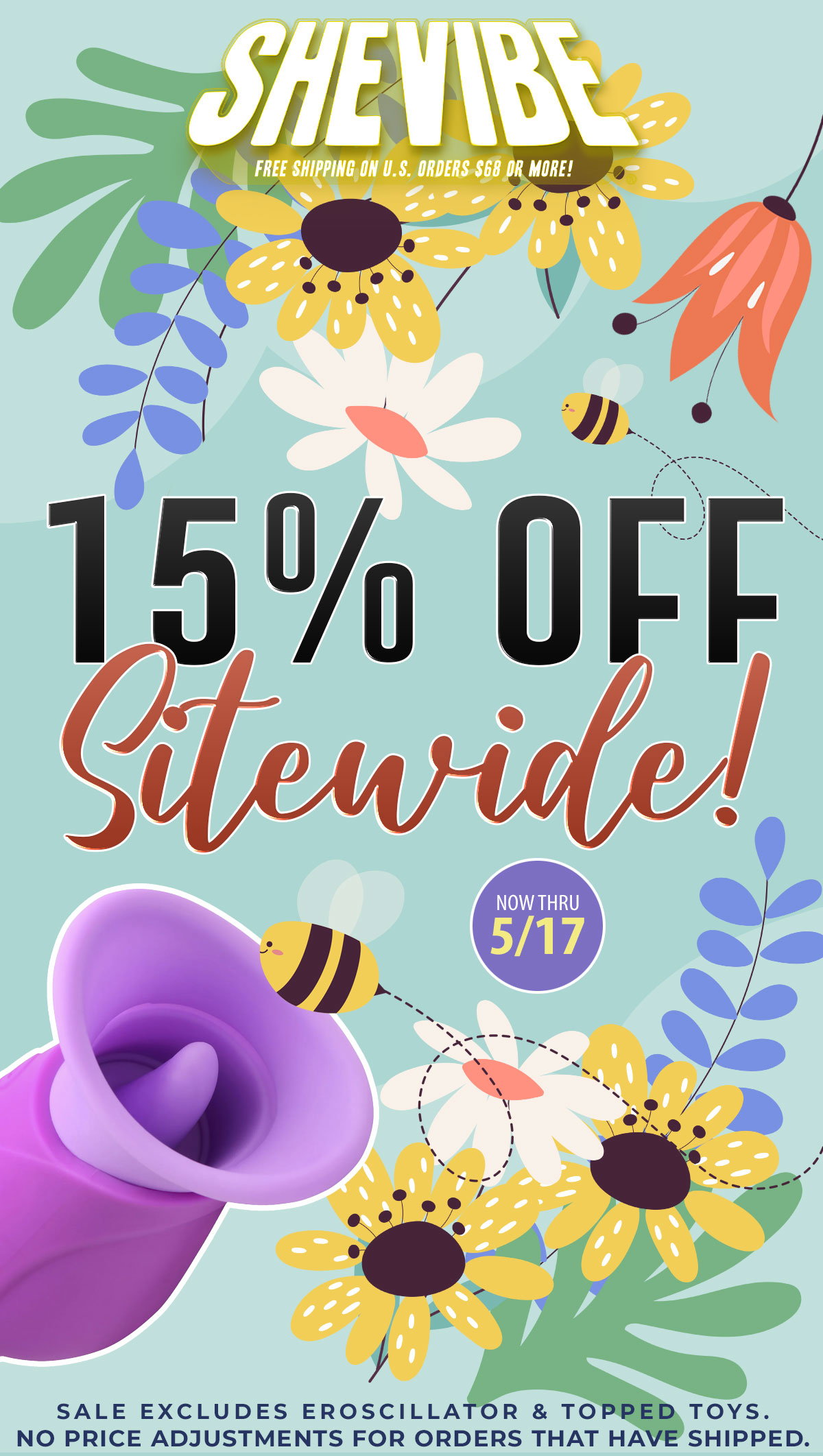 Let’s Get Buzzy! 🐝 SAVE 15% SITEWIDE! No Code Required! Ends May 17th!