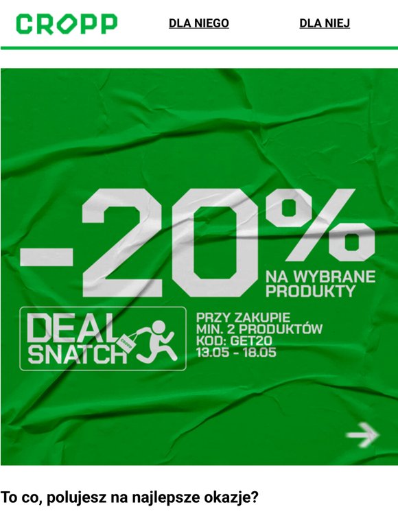 Psst! -20% na wybrane produkty 🤫