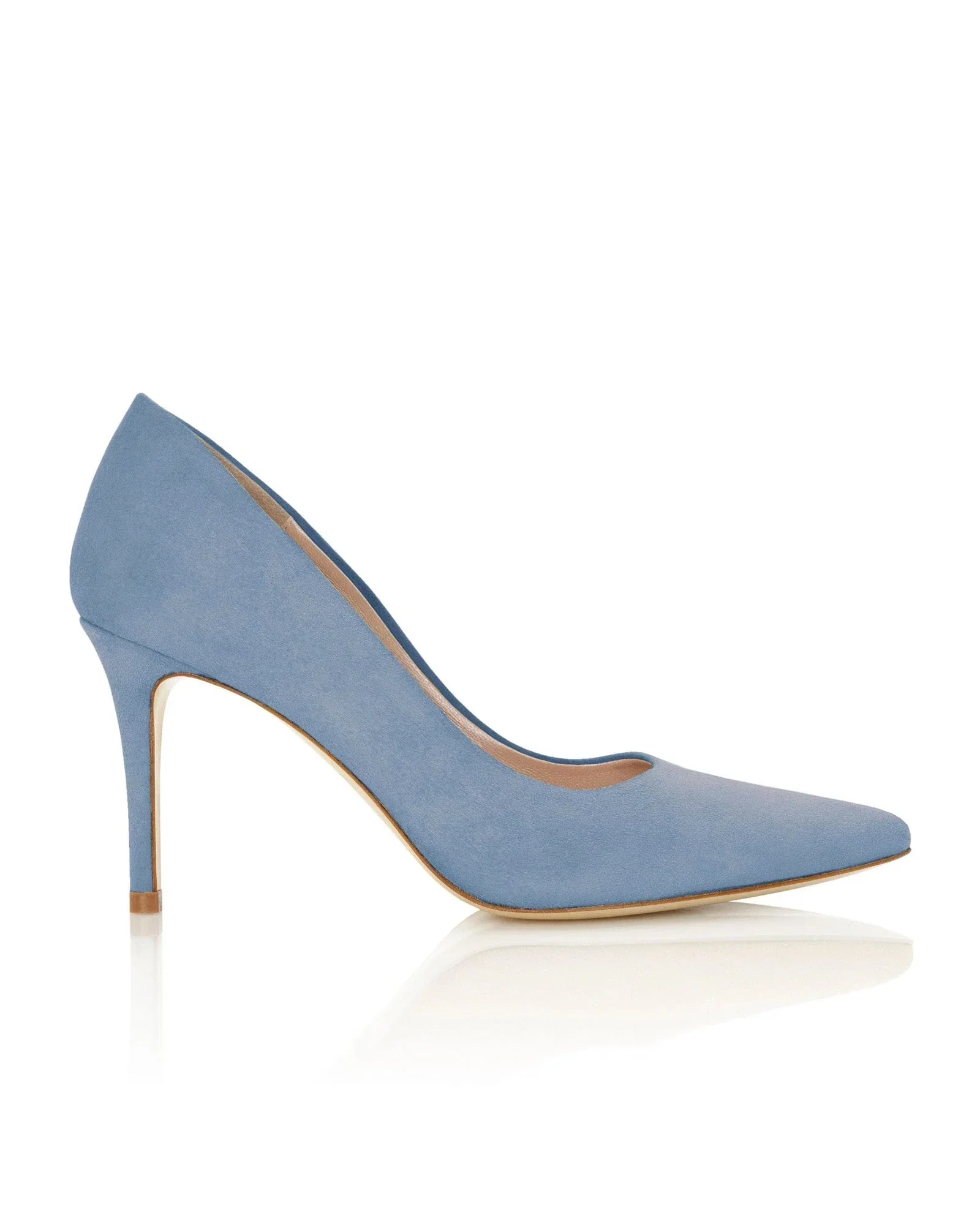 Image of Claudia Powder Blue Suede
