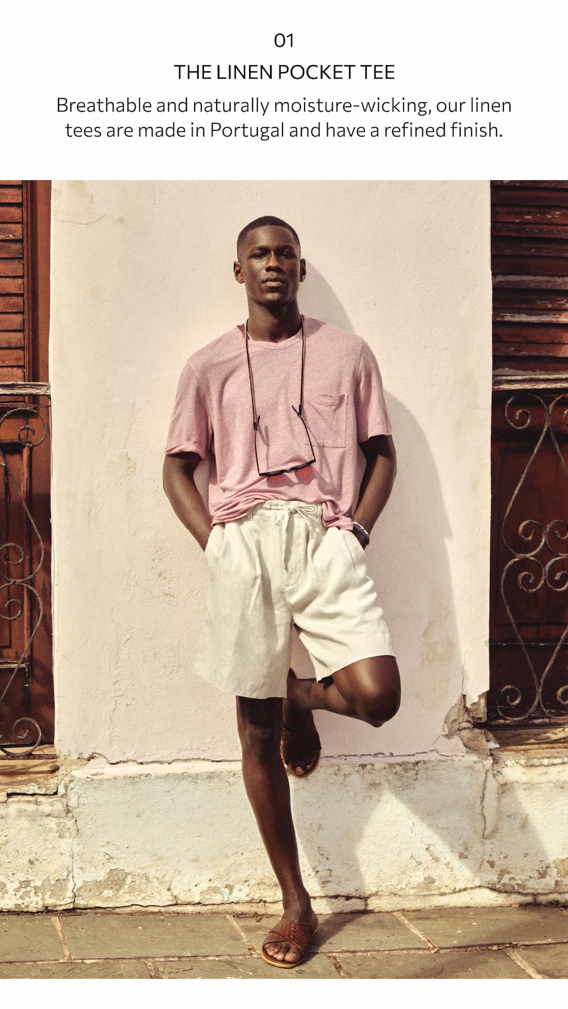 The Linen Pocket Tee