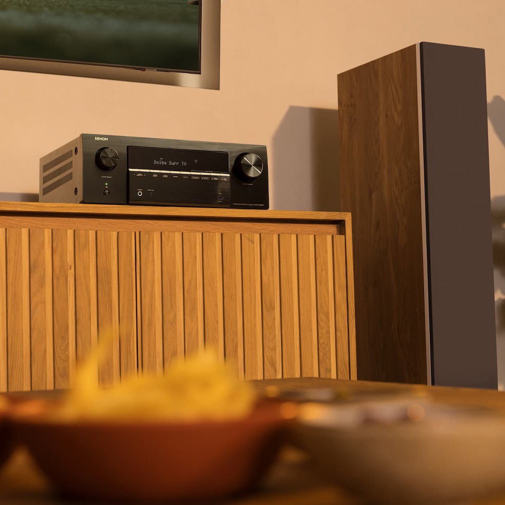 Denon AVR-X2900H 7.2 Channel 8K Home Theater Receiver with Dolby Atmos & HEOS Built-In