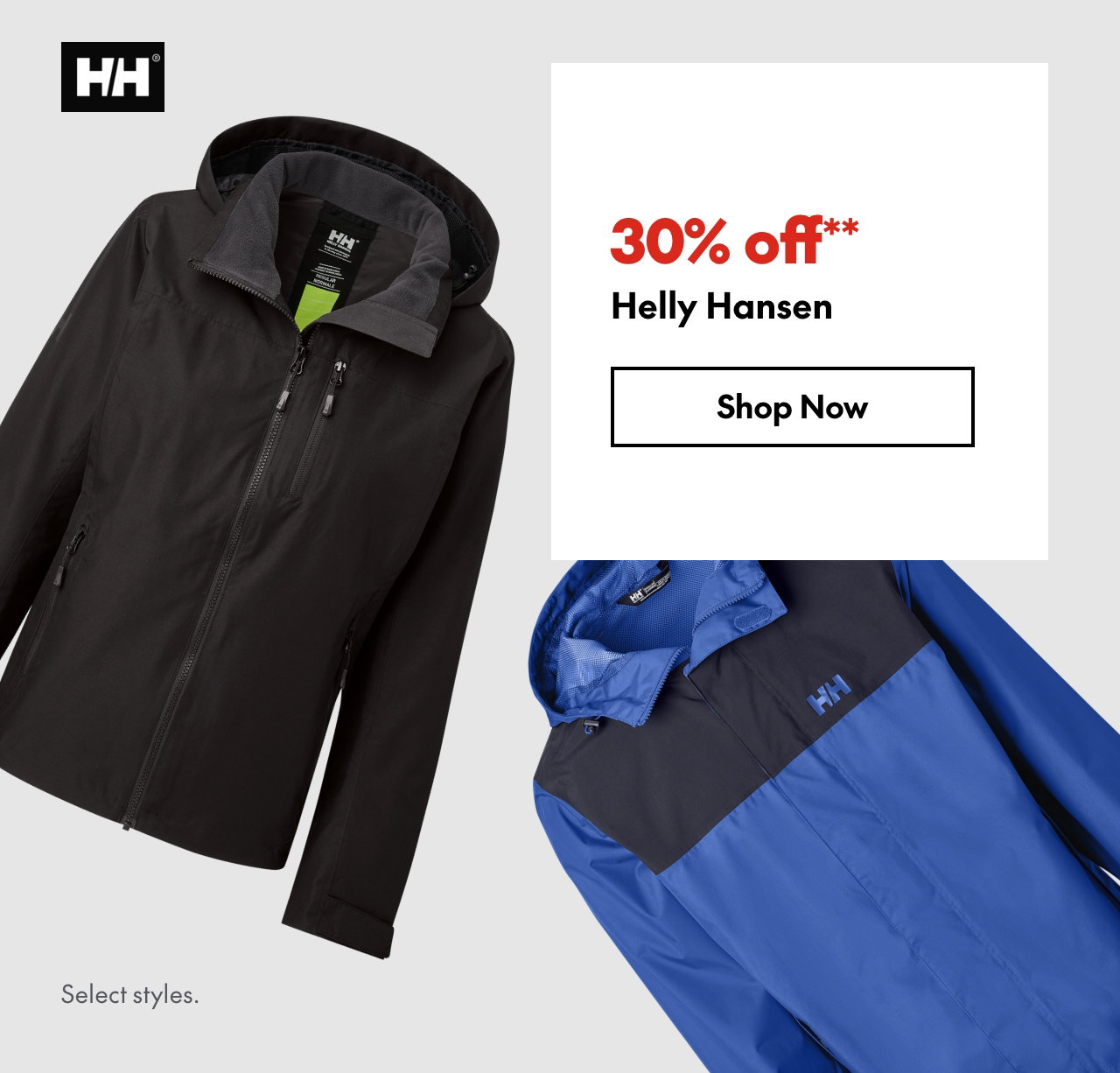 Helly Hansen 30% off