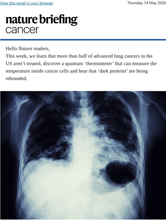 More than half of advanced lung cancers go untreated in the US