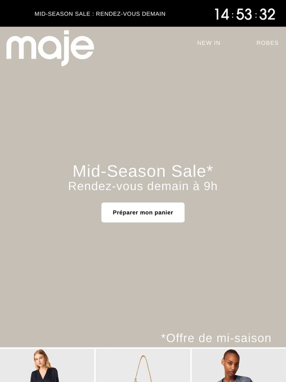 Mid-Season Sale | Préparez votre panier pour demain