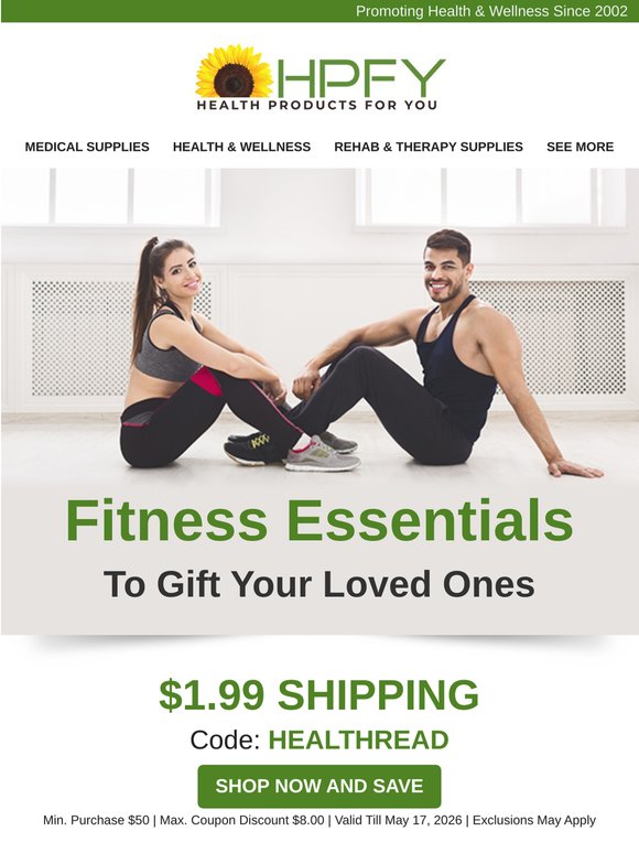 Dear Customer, Fitness Lovers' Wishlist!