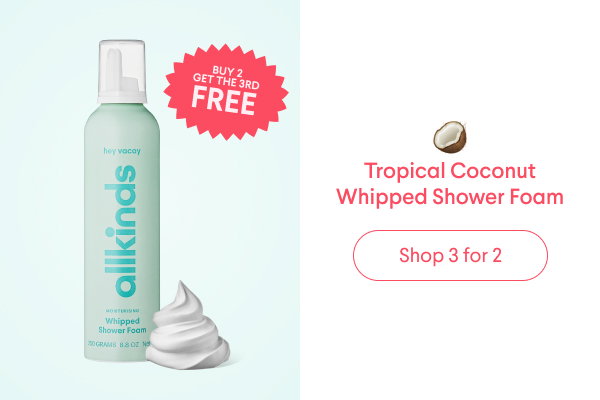 Tropical Coconut Whipped Shower Foam