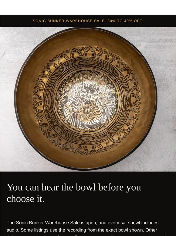 Did You Miss 40% Off Bowls Yesterday?