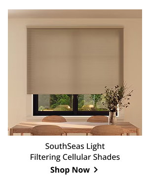 SouthSeas Light Filtering Cellular Shades | Shop Now >