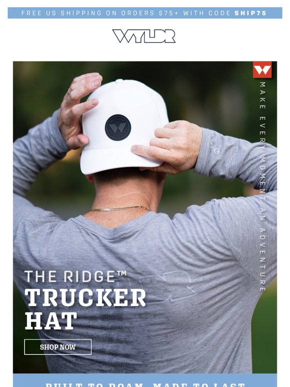 Sweat happens. The Ridge Trucker Hat handles it.