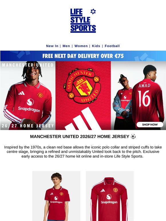 EARLY ACCESS: Manchester United Home 26/27 ⚽