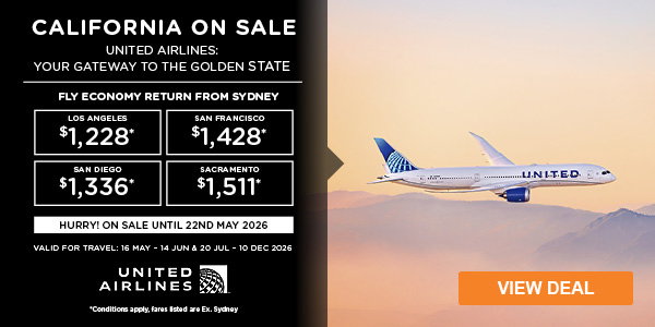 California on Sale with United Airlines