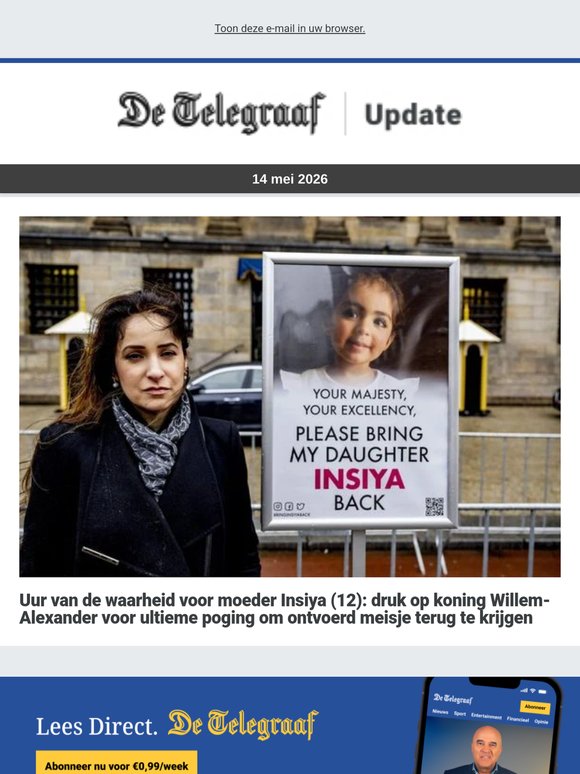 Uur van de waarheid voor moeder Insiya (12): druk op koning Willem-Alexander voor ultieme poging om ontvoerd meisje terug te krijgen