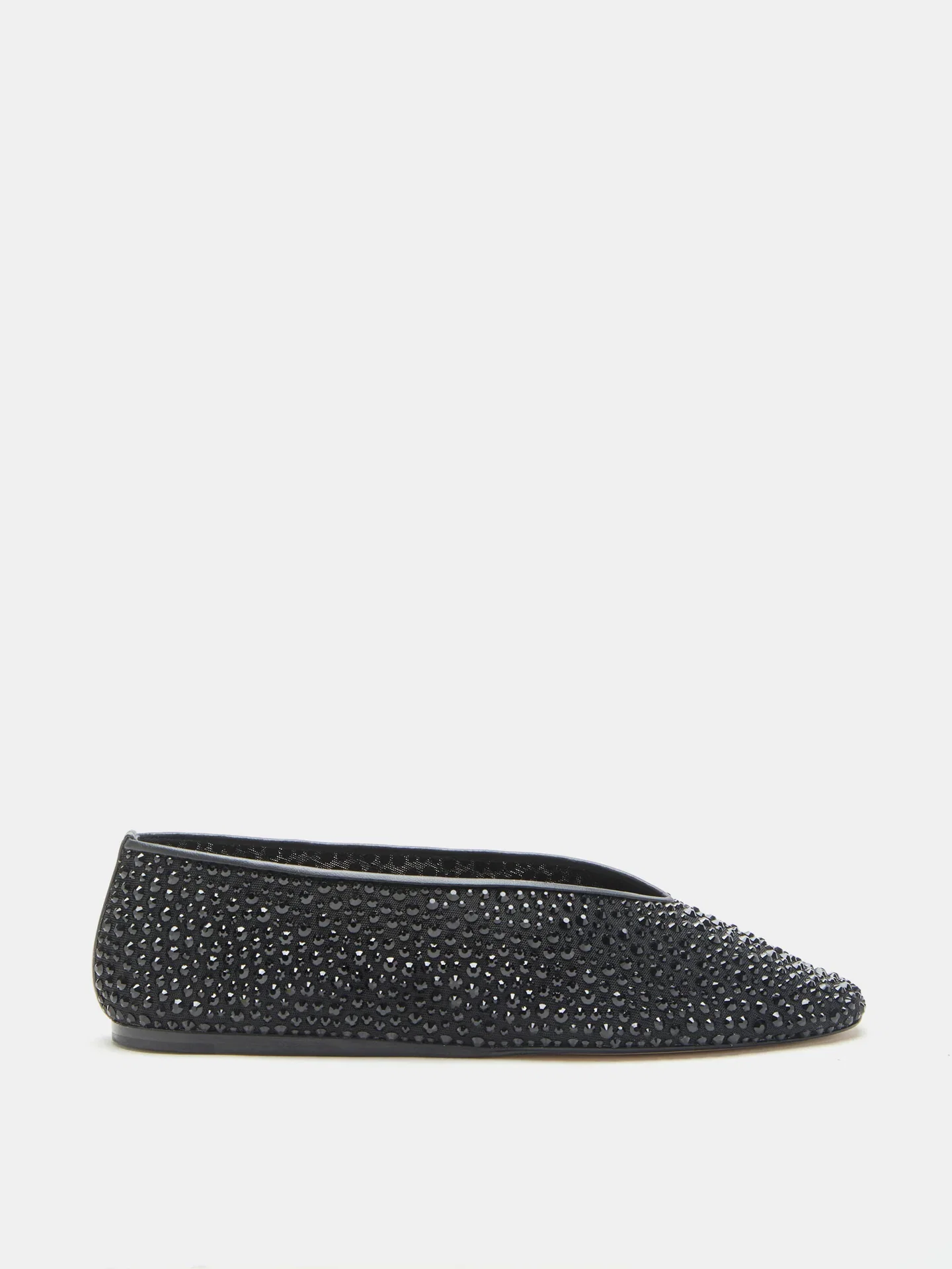 Image of Luna Slipper / Black Mesh Crystal