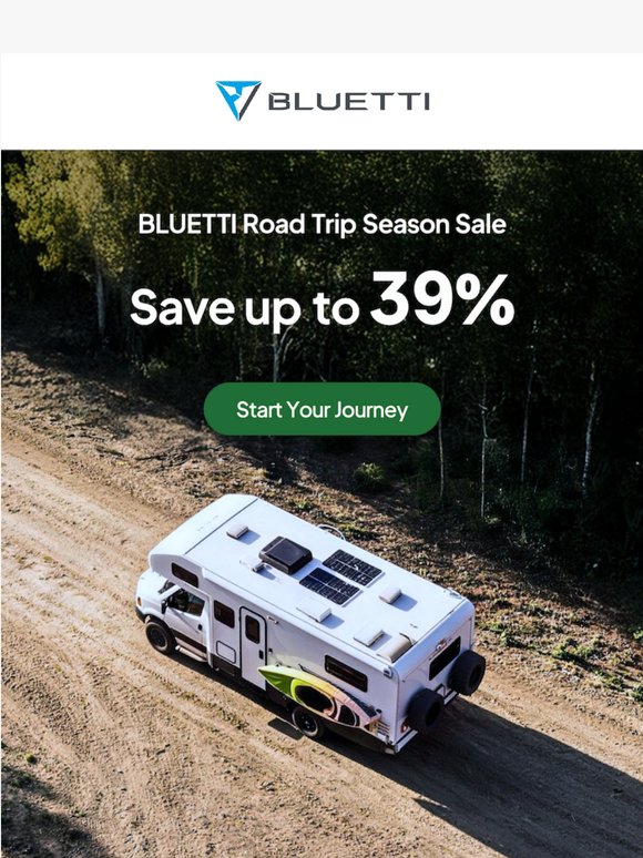 Save Up to 39% — Road & Trip Picks Are Here